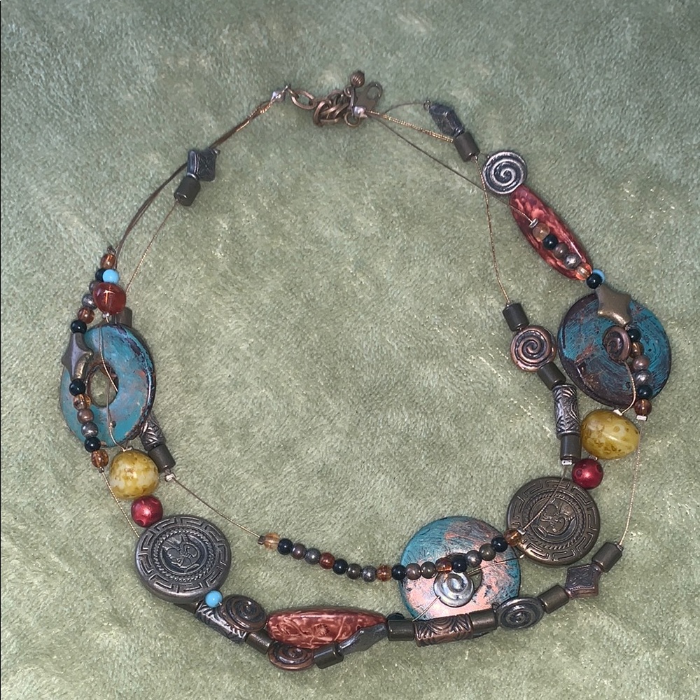 Artisan Multicolor Beaded Necklace